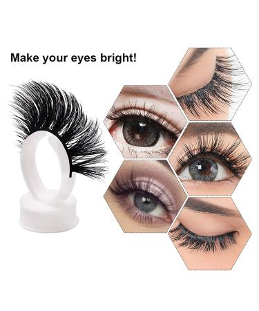 Buy 5 Pairs of Long Thick 3D Imitated Water Mane Eyelashes - Handmade & Reusable for Cosplay - Invisible Band - Black - Buy Online on GoSupps.com
