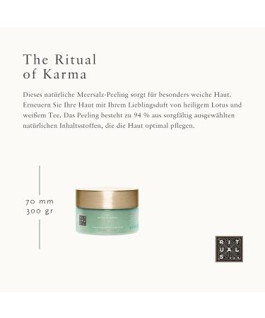 Rituals Body Peeling | The Ritual of Karma | Summer Holy Lotus & White Tea | 300g - Moisturizing & Cooling Exfoliator - Buy Online on GoSupps.com