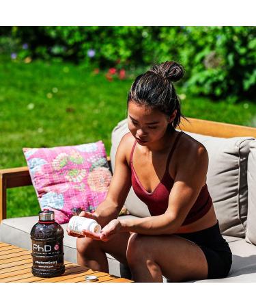 PhD Nutrition Beta Alanine & L-Histidine Supplement - Delays Muscle Fatigue, Boosts Athletic Performance - Vegan, Dairy-Free, Gluten-Free - 90 Capsules - Buy Online on GoSupps.com