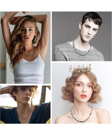 Unisex Natural Magnetic Hematite Necklace - Relieve Fatigue & Enhance Wellness - 21.6 inch (55cm - Buy Online on GoSupps.com