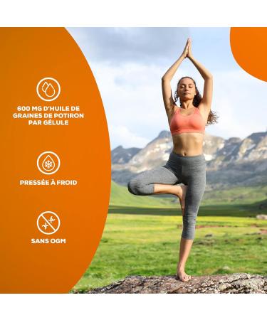 BioTechUSA Pumpkin Seed Oil | Cold Pressed | 600mg per softgel | Non-GMO 60 capsules - Buy Online on GoSupps.com