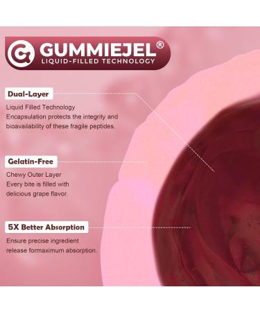 Hydrolyzed Collagen Peptides Gummies for Women & Men, Multi Collagen Type I,II,III,V,X w/ 5000IU Vitamin D3 & Biotin Keratin Hair Vitamin Gummies, Marine Collagen Supplement Gummy - Sugar Free, 60ct 60 Count (Pack of 1) - Buy Online on GoSupps.com