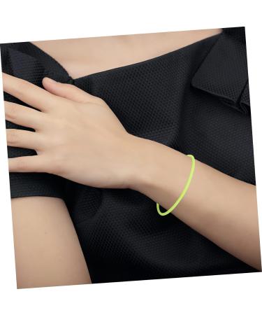 OKUMEYR 10 Pcs Silicone Bracelet Kids Jelly Bracelet Neon Jelly Bracelets Friendship Bangles Gummy Wristbands Jelly Bracelets 80 s Rubber Bracelet Hair Bands Child Elastic Gift Silica Gel 5.8x5.8cm Assorted Color - Buy Online on GoSupps.com