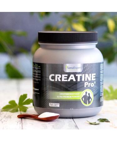 Buy SanaExpert Creatine Pro (Creapure) - 100% Creatine Monohydrate Powder 215 Servings Well Soluble Climate-Neutral International Shipping - Buy Online on GoSupps.com