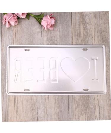 LIFKOME Out Door Decor Beer Sign Iron Sign Painting Logo Vintage Signs for Sale Plaque Decorations Outdoor - Buy Online on GoSupps.com