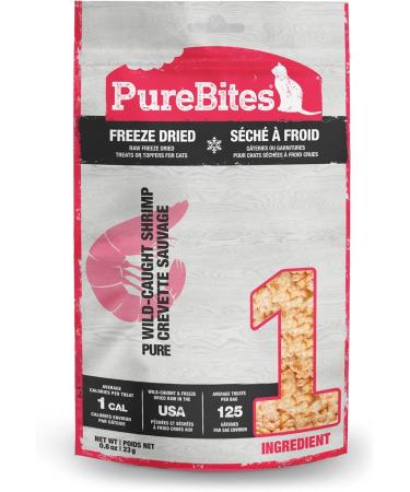 PureBites Freeze Dried Shrimp Cat Treats 23g | 1 Ingredient | Made in USA & Cat Food Topper 80g | Turkey Recipe | Made in USA - Buy Online on GoSupps.com