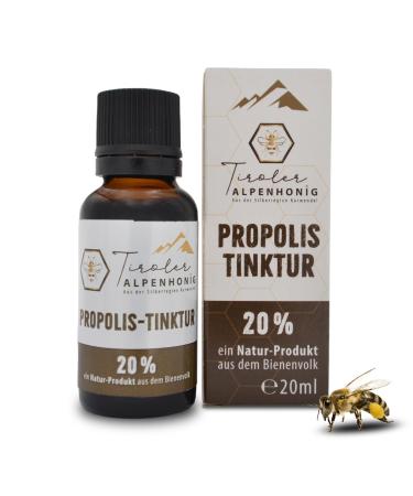 Propolis Drops with Alpine Honey from Tyrol - 20 ml - Natural propolis tincture with 20% propolis extract - Sol