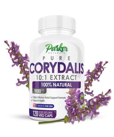 Parker Naturals Pure Corydalis Natural Relief to Alleviate Minor Aches Extract - 1 000 Mg Per Serving - 120 Premium Corydalis Capsules 120 Count (Pack of 1) - Buy Online on GoSupps.com