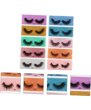Beavorty 10 Pairs False Eyelashes Eyelash make up accessories lash cosmetics accessories for girls lash accessories makeup accessories girls' accessories artificial Imitation 3d - Buy Online on GoSupps.com