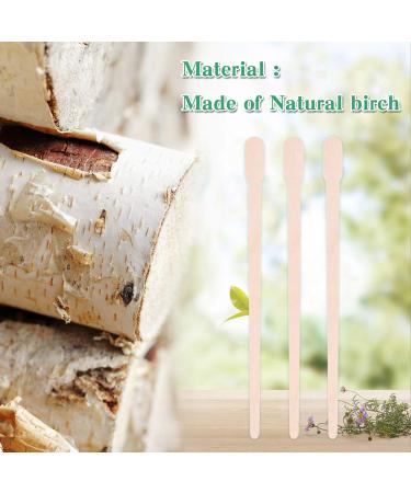 200 Pcs Eyebrow Wax Sticks | Wood Wax Applicator Spatulas for Hair Removal and Crafts - Buy Online on GoSupps.com