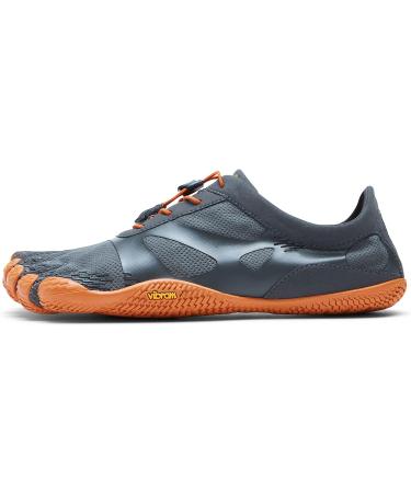 Vibram Men's Kso Evo Running Shoe - Size 41.5/42 EU - Grey Orange - Best for Performance & Comfort - Buy Online on GoSupps.com