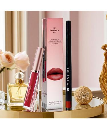  G n rique Long-Lasting Lip Pencil - Lip Contour Set with Tint | Long-Lasting Contour Kit For Women and Girls Beauty Summer Winter Outdoor Activities The - Buy Online on GoSupps.com