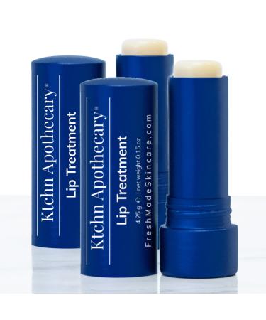 Ultra-Hydrating Lip Treatment  100% Natural Lip Balm  Lip Moisturizer + Conditioner-in-1  Hydrate  Nourish  Soften  Smooth Lines  Rejuvenate Dry Lips  Freshly-Made with Food-Quality Ingredients  Ultra-Premium Aluminum Tu...