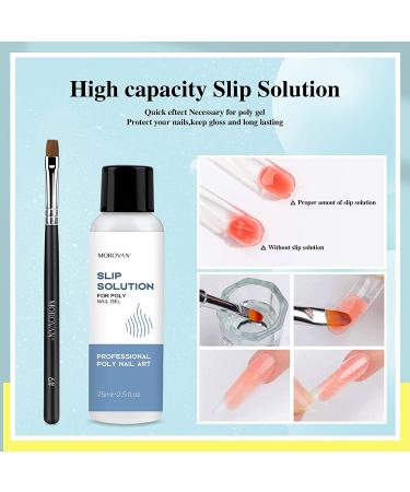 Morovan Glow in the Dark Poly Gel Nail Kit - 7 Colors Nail Extension Builder Gel Manicure Kit - Buy Online on GoSupps.com