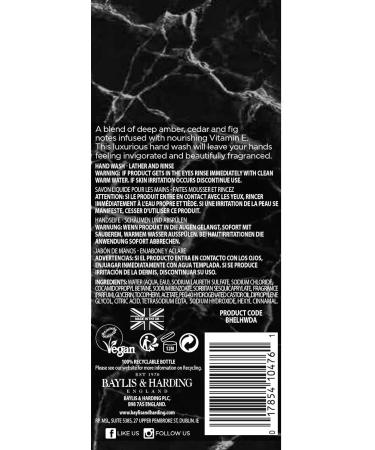 Baylis & Harding Elements Hand Wash Bundle - Dark Fig & Amber, Lemon & Mint (3 x 500ml each) - Vegan-Friendly, 6 Bottles - Buy Online on GoSupps.com