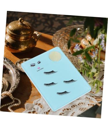 FRCOLOR 3pcs Eyelash Grafting Board - Eyelash Extension Plate & Tool Set for Perfect Lash Extensions - Acrylic Lash Holder & Glue Holder Pallet - Buy Online on GoSupps.com