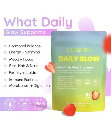 Elloura Female-Focused Beef Organ Gummies (Liver Heart Kidney & More) - Grass-Fed Non-GMO & Gluten-Free - Buy Online on GoSupps.com