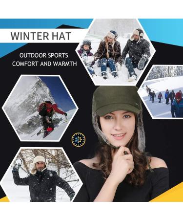 Jeff & Aimy Unisex Winter Fudd Earflap Trapper Hat 54-62CM 99707 in Olive Green - X-Large - Buy Online on GoSupps.com