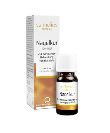 Sanhelios Nagelkur 10 ml |For the effective treatment of nail fungus infectionoccupied effect* |Simple application - without filing |With essential oils 10 ml (1 Pack)