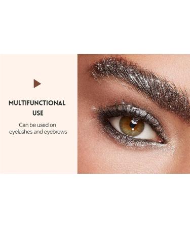 Glitter Mascara for Women | Lengthening Formula Anti-Smudge Mascara Eyelash Cosmetics Waterproof Makeup Mascara Lifting Curling Multiple Eye Makeup - Buy Online on GoSupps.com