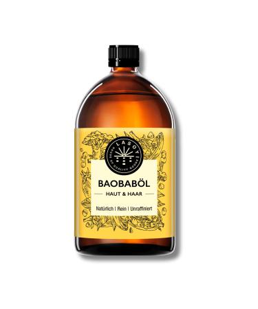 LASOYI Baobab oil (100 ml) unrefined cold pressed wild collection in a glass bottle & fairly traded Baobab oil body oil - Buy Online on GoSupps.com