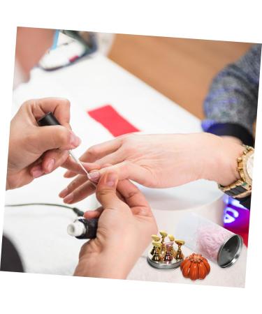 minkissy 6 Sets Nail Holder Fingernail Display Stand Manicure Practice Bracket Magnetic Base Nail Tip Stand Pumpkin Magnetic Mount Tool Stand Manicure Practice Holder Metal Alloy Pedicure - Buy Online on GoSupps.com