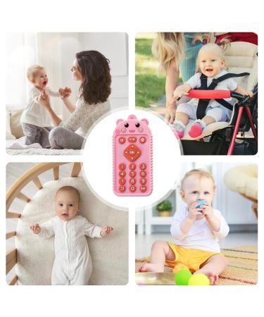 Remote Control Silicone Bite Ring Toy - Sensory Chewable Bear Learning Toy for Kids - Buy Online on GoSupps.com