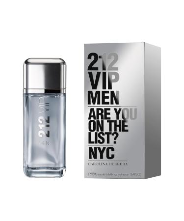 Carolina Herrera 212 Vip Men Fragrance For Men - Notes Of Caviar Lime Ginger And Tonka Bean - Intimate And Magnetic Scent - Blend Of Fresh And Woody - Perfect For Night Use - Edt Spray - 6.75 Oz 6.75 Fl Oz (Pack of 1) - Buy Online on GoSupps.com