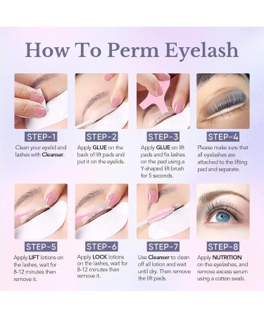 Libeauty Lash Lift and Brow Lamination 2 in 1 Kit Eyelash Perm Sachet Disposable Professional Quality Quick Lash Lifting Semi-Permanent Curling Perming - Updated Version 5 packs of each lotion - Buy Online on GoSupps.com