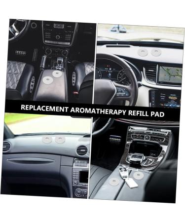 15pcs Aromatherapy Tablets Scented Refill Pads for Car Diffuser | Air Vent Clip Replacement Pad | Locket Circle Scent Diffuser | PE White - Buy Online on GoSupps.com