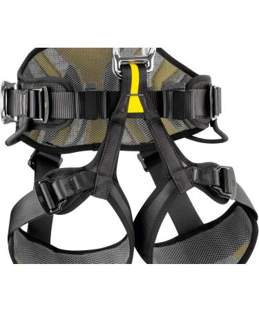PETZL Unisex Avao Bod 2 Climbing Harness - Black/Yellow EU | International Shipping Available - Buy Online on GoSupps.com