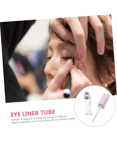 Healvian 6pcs Empty Eyelashes Eyeliner Tubes Empty Bulk Liquid Bottle Storage Mascara Tube Makeup Purple Abs 1 g (Pack of 1) Purple - Buy Online on GoSupps.com