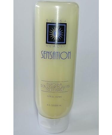 Dead Sea Gentle Exfoliating Body Wash - Milk and Honey | Refreshing Clean & Youthful Glow - Shop Internationally - Buy Online on GoSupps.com