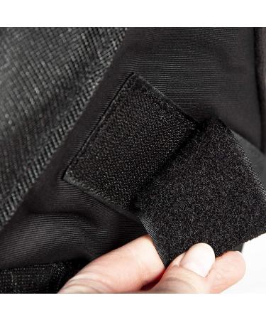 PFIFF Fly Mask Face Mask for Horses | Fly Protection in Black-Grey-Red | Cob/Thoroughbred/M Size - Buy Online on GoSupps.com