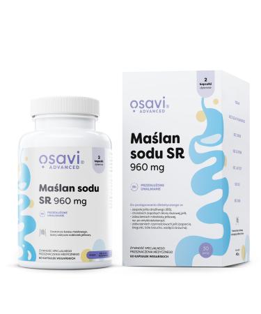 Osavi Sodium Butyrate SR, 960mg - 60 Vegan Capsules
