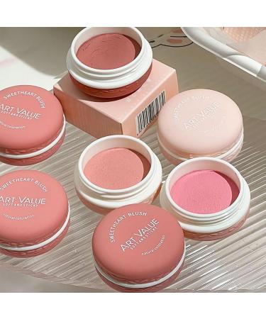 Powder Blush Matte Powder Blusher Cream Natural And Versatile Powder Blusher Pseudo sweetheart Natural Silky Finish - Luminous Pressed Mineral Powder Blush (3# 20g) - Buy Online on GoSupps.com