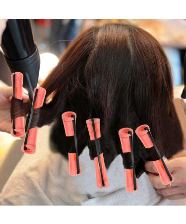 60 Slipproof Hair Permanent Wave Sticks - Cold Wave Rods for Short Curls | Orange 0.5 Inches | Durable Plastic & Elastic Bands - Buy Online on GoSupps.com