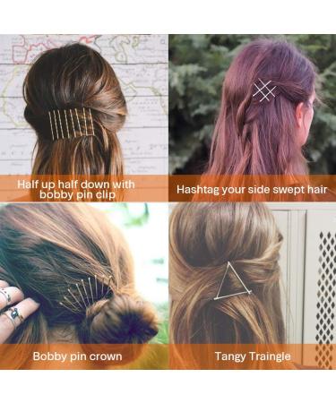 Blonde Bobby Pins MORGLES 120 Pcs Hair Pins Hair Grips Blonde for Women with Box(5 cm/2Inches) - Buy Online on GoSupps.com