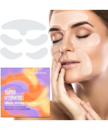 Wrinkle Patches: Silicone Face Patches - Forehead Wrinkle Patch - Silicone Patches for Wrinkles - Anti Wrinkle Patches - Reusable Wrinle Patches for Under Eyes Face and Forehead (5 Pieces) - Buy Online on GoSupps.com