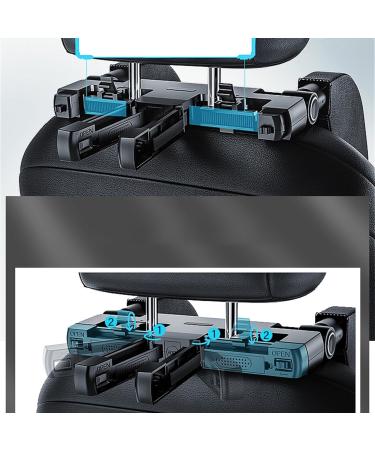 Adjustable U-Shaped Car Headrest Pillow for Adults | Black Car Seat Head & Neck Support - Buy Online on GoSupps.com