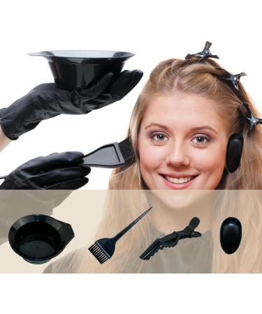 20Pcs Tools for Hair Colouring Kit Hair Dying Tools Kit DIY Beauty Salon Hair Bleaching Tools Kit Hair Dye Bowl and Brush Kit including Mixing Bowl Ear Cover Hair Shawl Gloves Hair Clips - Buy Online on GoSupps.com