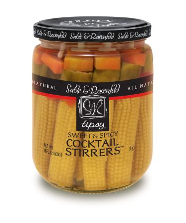 Tipsy Cocktail Stirrers (Corn) - Sweet & Spicy 6x500ml