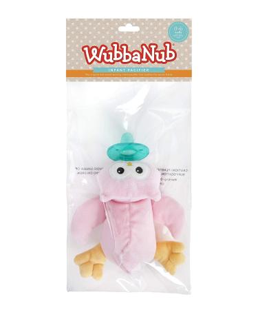 WubbaNub Pink Owl Infant Pacifier for 0-6 Months - Soothing Comfort - Buy Online on GoSupps.com