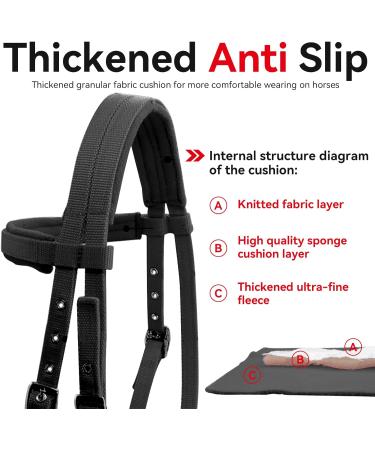 High-Quality Frdhee Bridle Lilly Soft Biteless Comfort Bridle with Reins for Horses | International Shipping - Buy Online on GoSupps.com