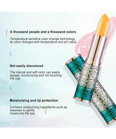  Duqulle Color-changing lip gloss non-sticky shimmering lip balm for long-lasting fullness women's cosmetics for home work dates travel shopping. - Buy Online on GoSupps.com
