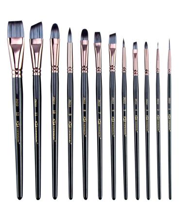 Black Gold by Dynasty - 206WVA - Wave Angle Brush - Size 3/4