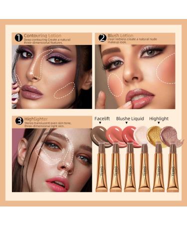 Cream Bronzer Contour Beauty Wand - Highlighter & Blush Stick with Cushion Applicator - Buy Online on GoSupps.com