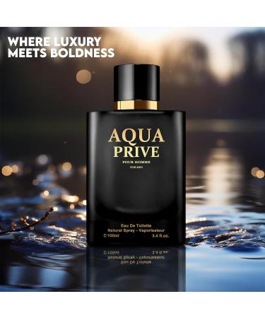 Cologne for Men Aqua Natural Spray Classic Long Lasting Scent Wonderful Fragrance Gift Eau De Toilette Men Perfume for Daily Use 3.4 Fluid Ounce Aqua Prive 3.4 Fl Oz (Pack of 1) - Buy Online on GoSupps.com