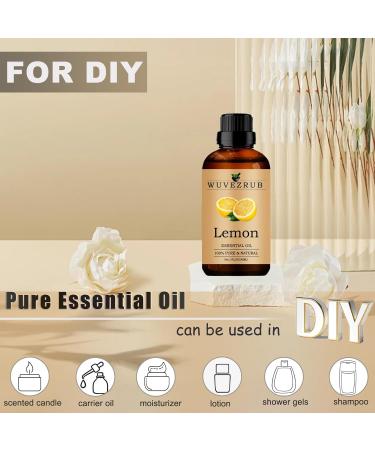 Organic Lemon Essential Oil 30ML - 100% Pure & Natural for Aromatherapy Diffuser - Buy Online on GoSupps.com