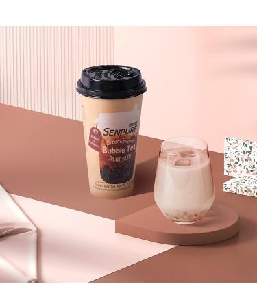 Senpure Brown Sugar Boba Milk Tea Kit with Tapioca Pearls and Red Beans - Pack of 6 | Perfect for Traveling Parties - Buy Online on GoSupps.com